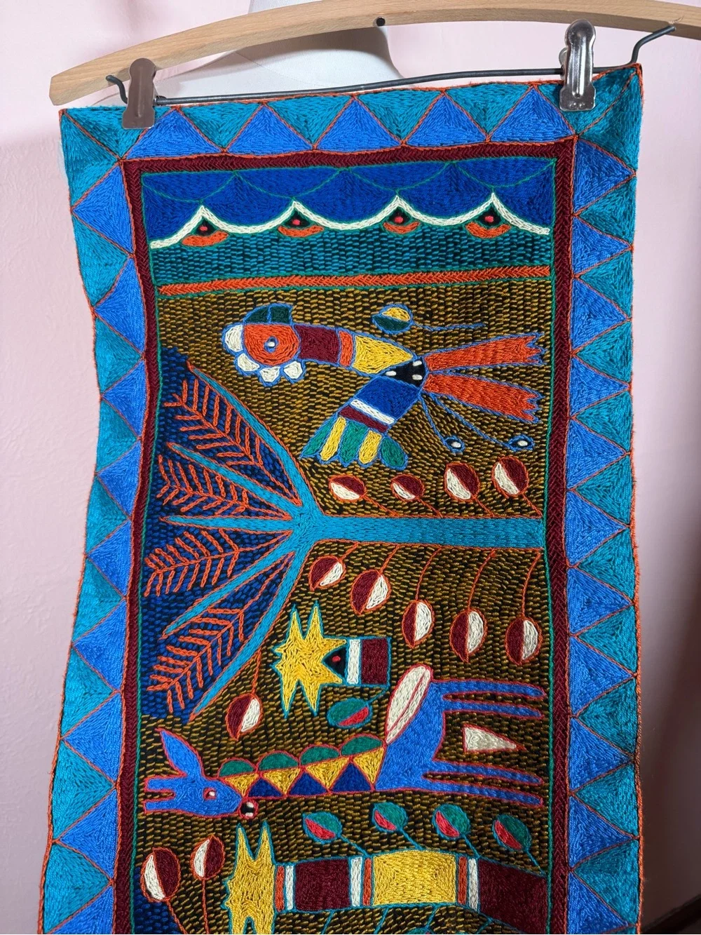 Kaross hand embroidered
